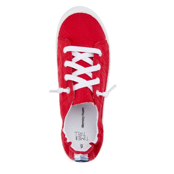 Time and Tru Women's Scrunch Back Slip On Sneakers, Sz:9.5 - Picture 3 of 5